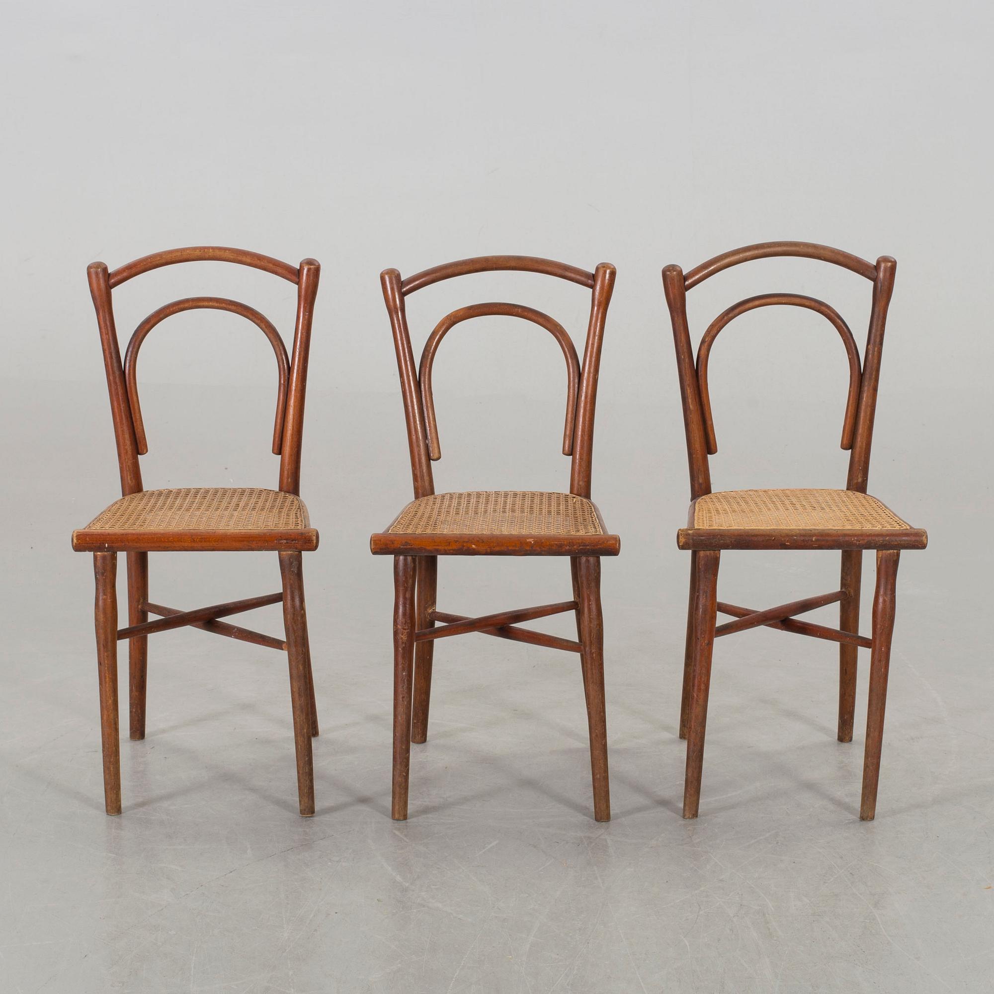 STOLAR 6 st Thonet 1900-talets första hälft.