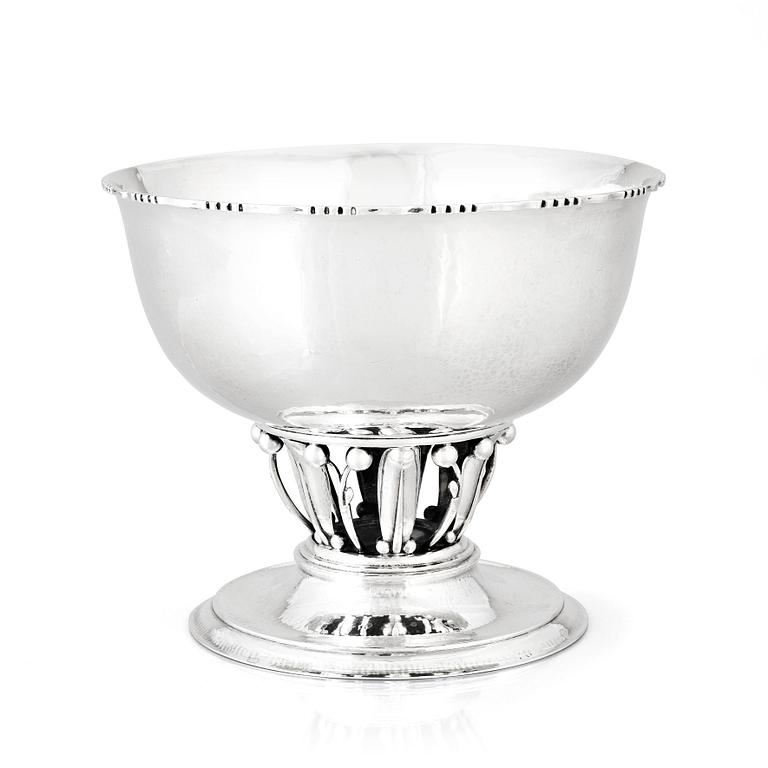 Georg Jensen, a silver bowl, Copenhagen Denmark 1919, design nr 19, 830/1000 silver.