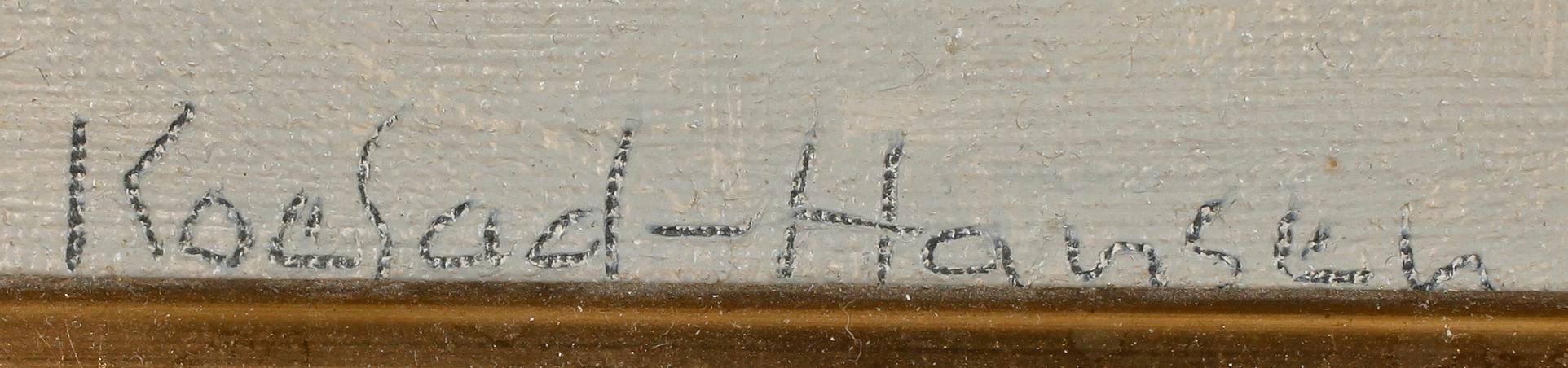 KOEFOD HANSEN, olja på duk, signerad.