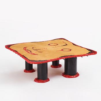 Gaetano Pesce, a "Sansone II" table, Cassina, Italy, post 1987.