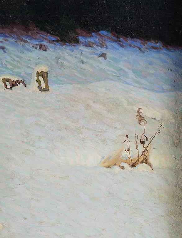 Gunnar Hallström, Jägare vid skogsbrynet.