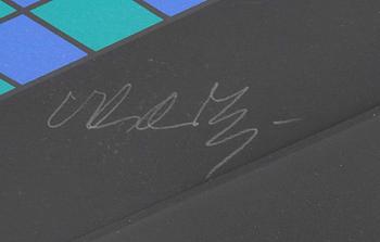 Victor Vasarely, färgserigrafi, signerad, numrerad EA XVI/XXV.