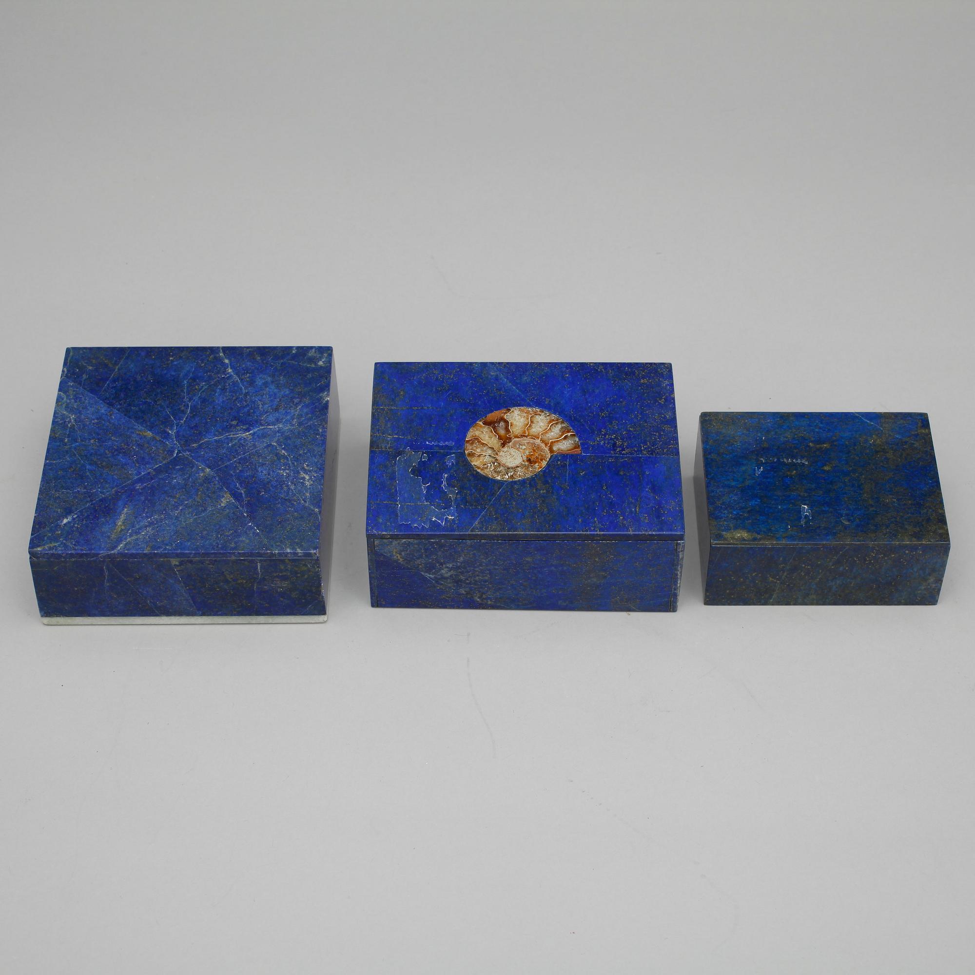 ASKAR, 3 delar, Lapis lazuli, 1900-tal.