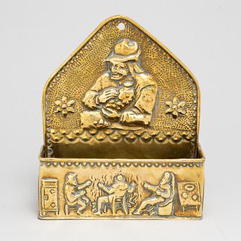 BESTICKHÅLLARE, mässing, 1700-tal.