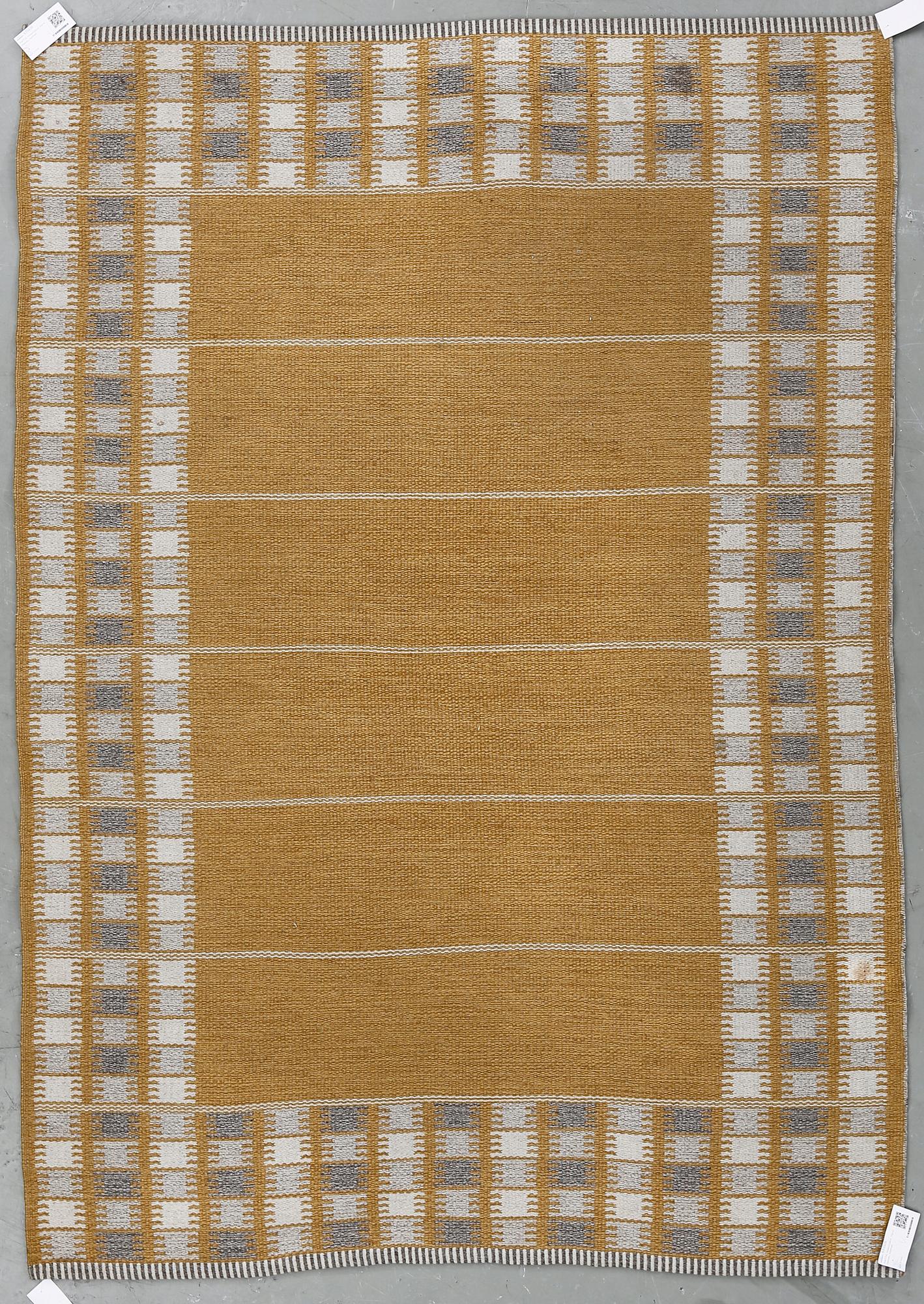 MATTA, maskinvävd, Ingrid Dessau, Kasthall, ca 205x143 cm.