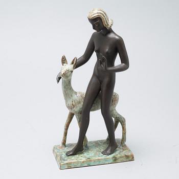 A ceramic figurine by Goldscheider, Wien, from the first half of the 20th century.