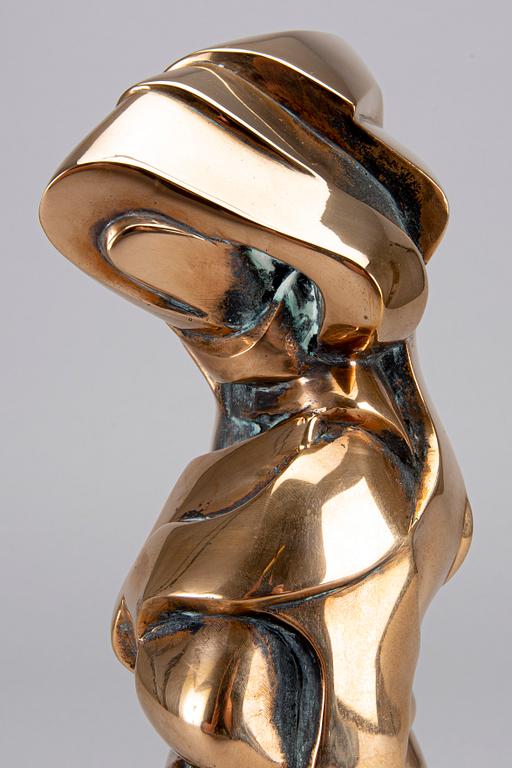 PETER MANDL, a signed and numbered bronze sculpture, "Torso".
