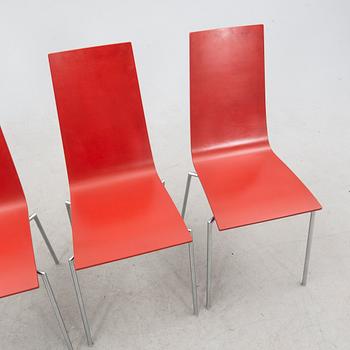 A set of four 'Cobra' chairs by Mattias Ljungren for Källemo.