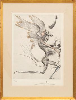 Salvador Dalí, "The Winged Demon" from "Venus in Furs" 1969.