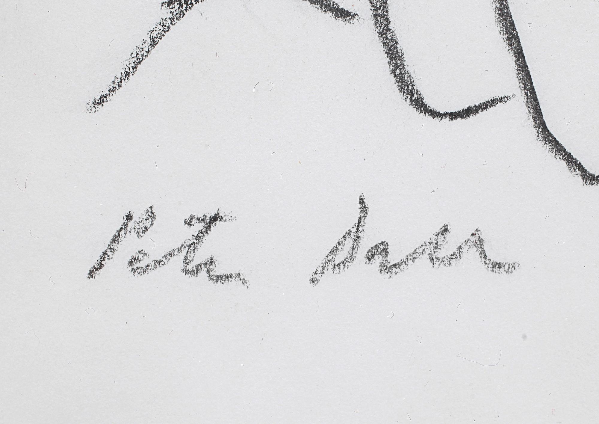 DAHL, PETER, blyertskiss, sign.