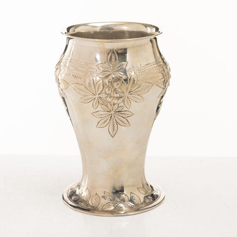 Guldsmedsaktiebolaget (GAB), vas, silver, jugend, Stockholm 1899.