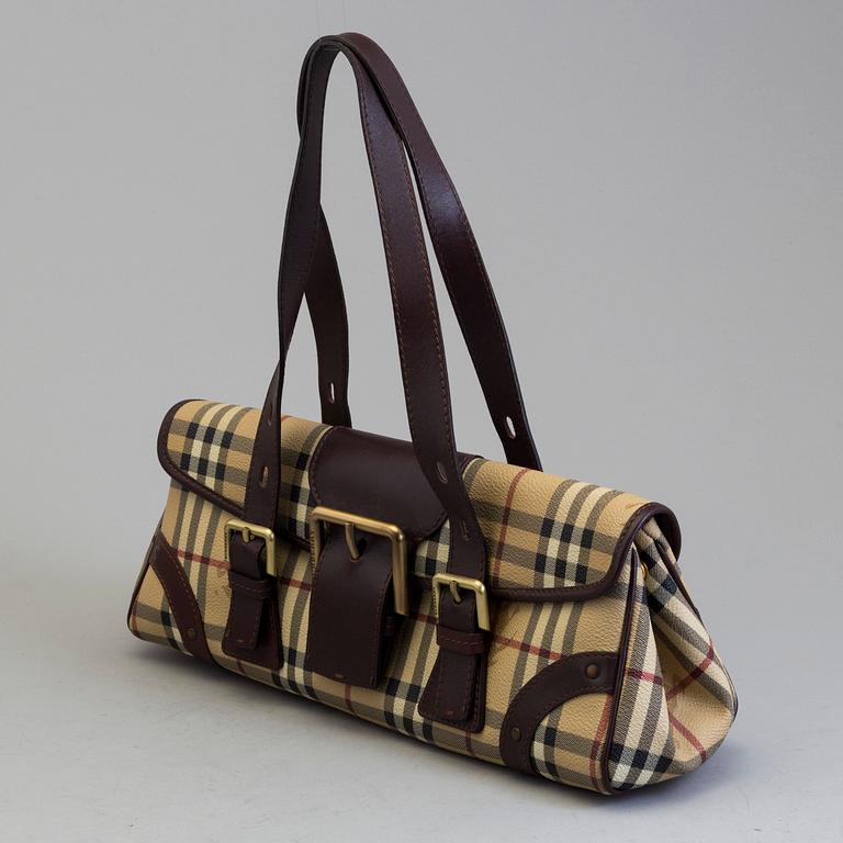 BURBERRY, an 'Ecordelia' vinyl handbag.