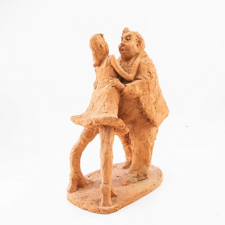 Unknown artist 20th century, sculpture Dancing couple.