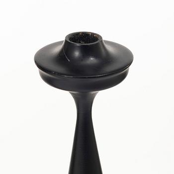 Laurids Lønborg, candlesticks, 3 pieces, Denmark, mid-20th century.
