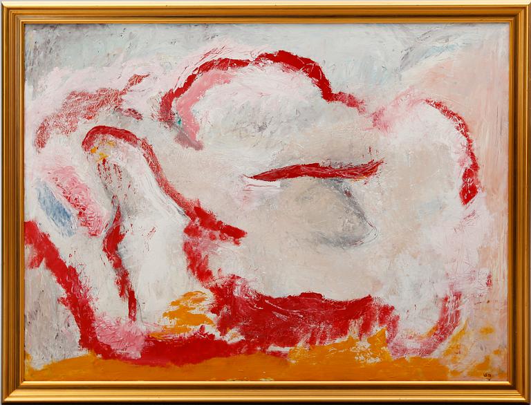 OKÄND KONSTNÄR, olja på duk, monogramsignerad LS och daterad -93.