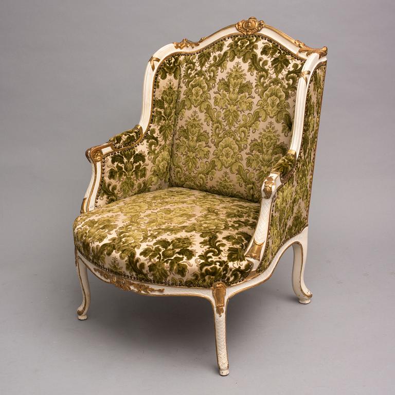 BERGÈRE, Louis XV -stil, 1800-talets slut.