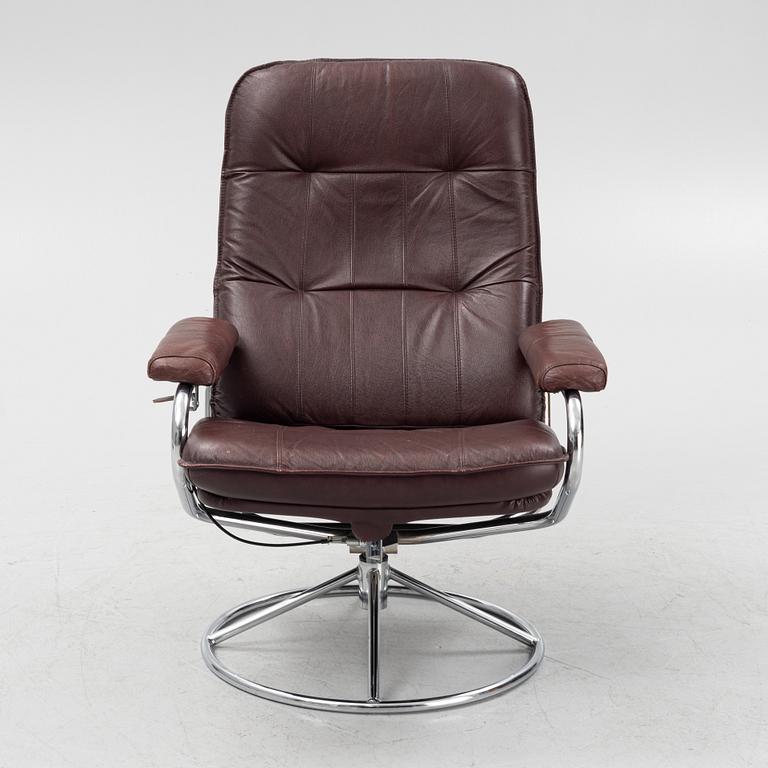 Fåtölj, "Stressless View", Ekornes, Norge, 1900-talets senare hälft.