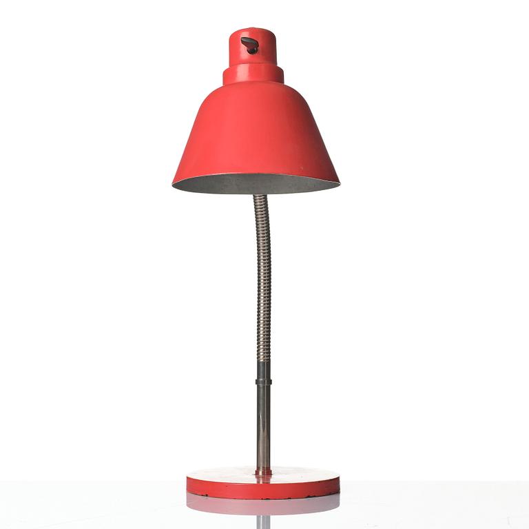 Harald Notini, bordslampa, modell A 15027, Arvid Böhlmarks Lampfabrik, Stockholm, 1930-tal.