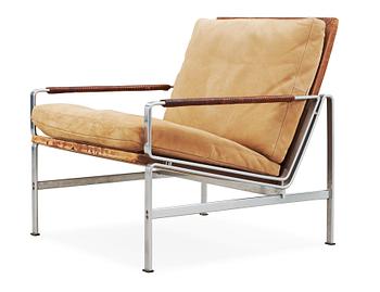 87. A Preben Fabricius & Jørgen Kastholm easy chair, Kill International, Germany 1960's.