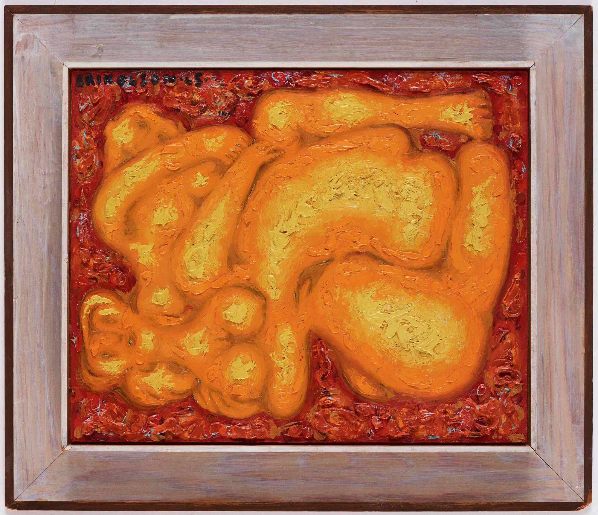 Erik Olson, oil on panel, signed and dated -65.