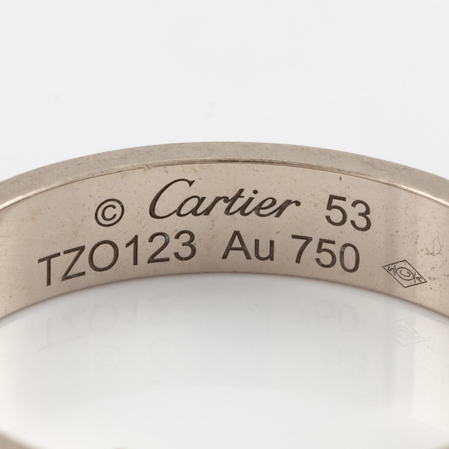 Cartier, ring, "Love", 18K white gold.