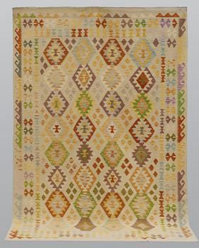 A carpet, kilim, ca 291 x 201 cm.