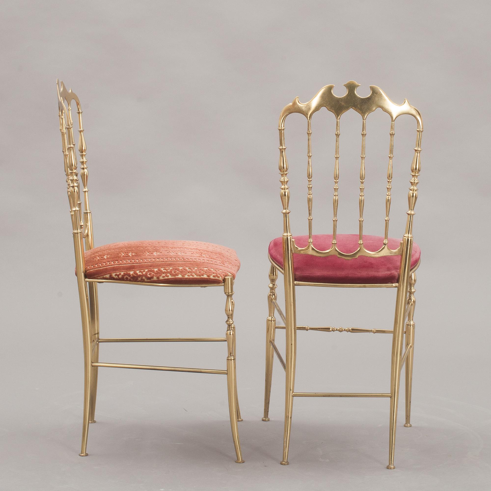 STOLAR, 2 st, Chiavari, Italien, 1900-talets mitt/andra hälft.