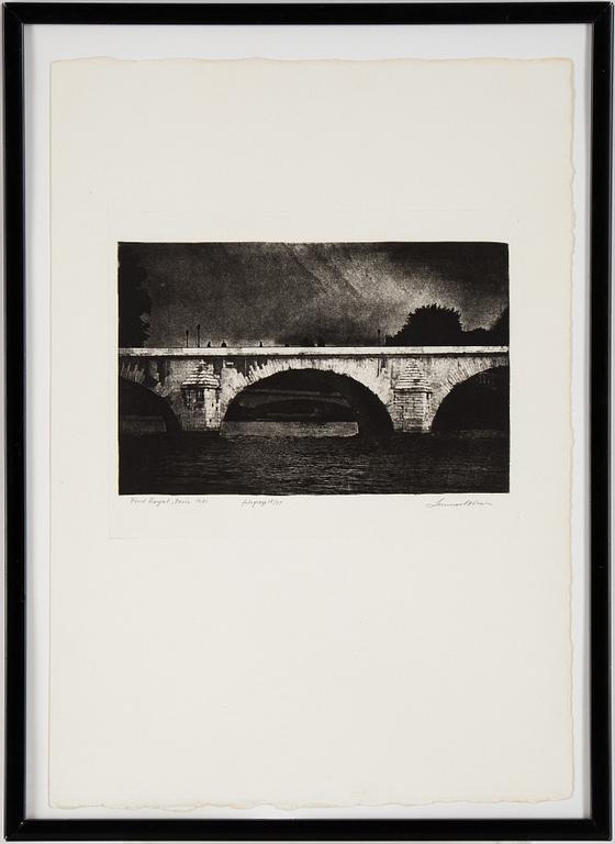 Lennart Olson, photograph signed and numbered 18/75.