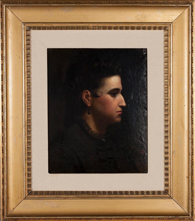 Albert Edelfelt, Lady in Black.