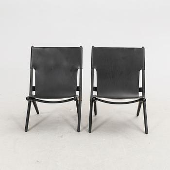 A 2022 easy chair 'Saxe chair' by Mogens Lassen, By Lassen Copenhagen.