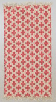 MATTA, lin och hampa, dubbelvävd. Ca 200 x 107 cm.