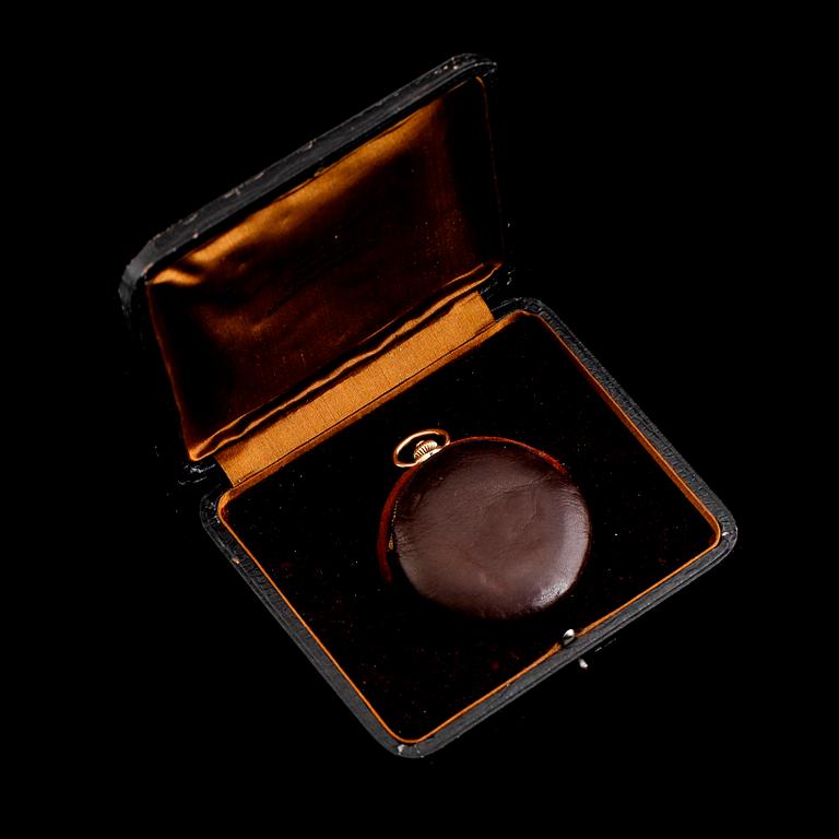 FICKUR, 18K guld, savonett, IWC, 1900-talets första hälft.