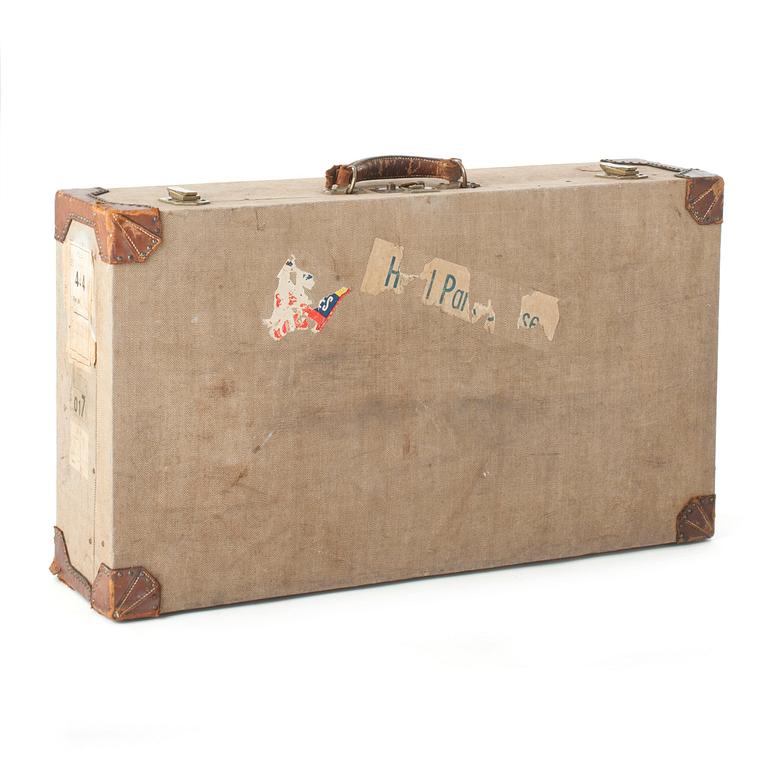 HERMÈS, resväska / koffert, tidigt 1900-tal.
