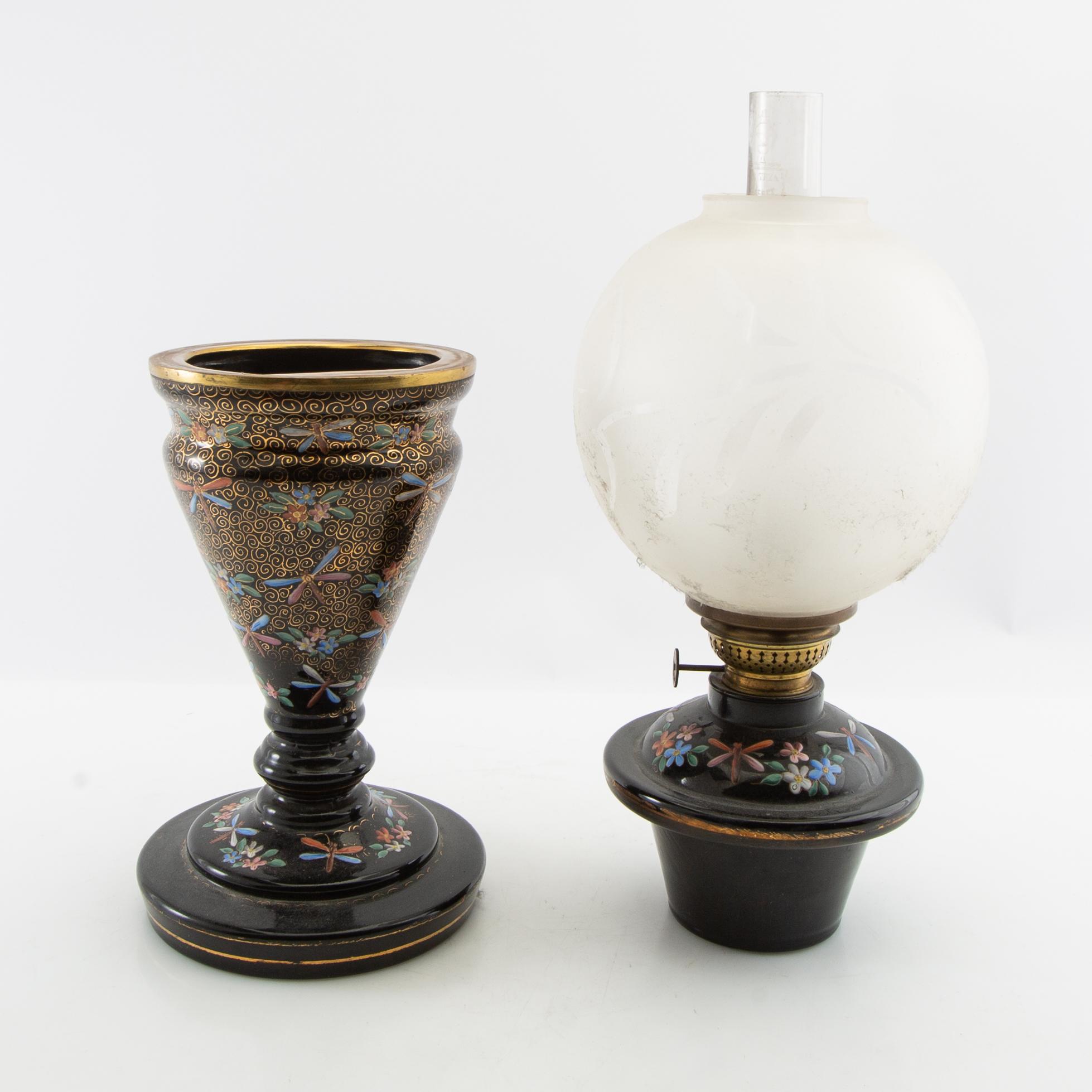 Table foot lamp around 1900.