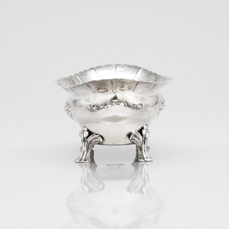 Simson Ryberg, konfektskål, silver, Stockholm 1791.