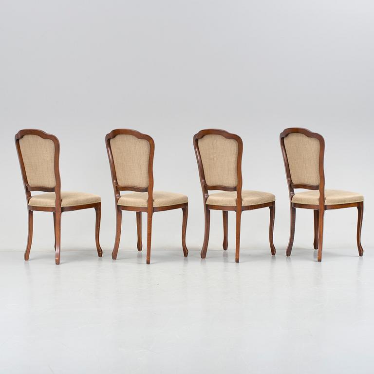 Four rococo-style chairs, Selva, Italy, late 20th century.