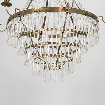 Kattokruunu, myöhäiskustavilainen tyyli, 1800-luvun loppu.