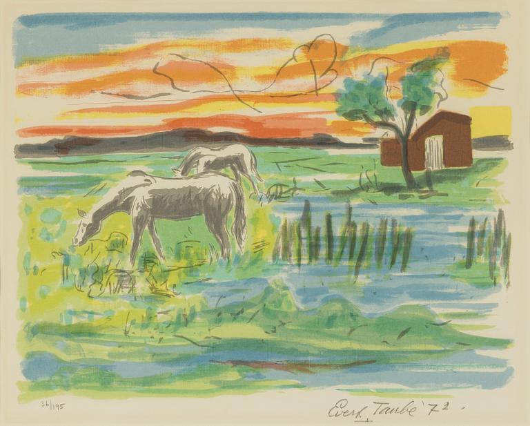 Evert Taube, Betande hästar.