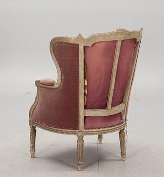 BERGERE, gustaviansk stil, 1800-tal.