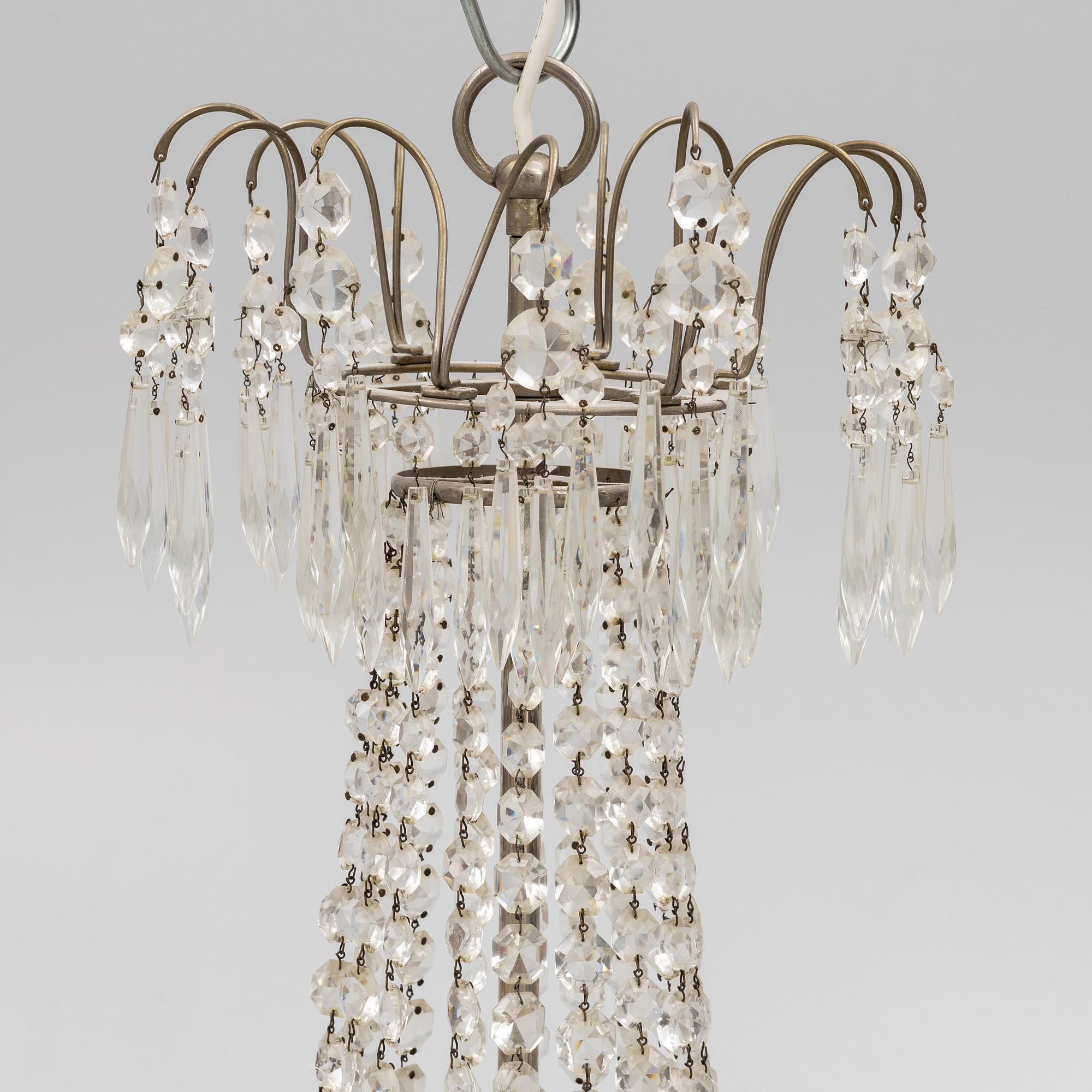 An early 20th century chandelier.