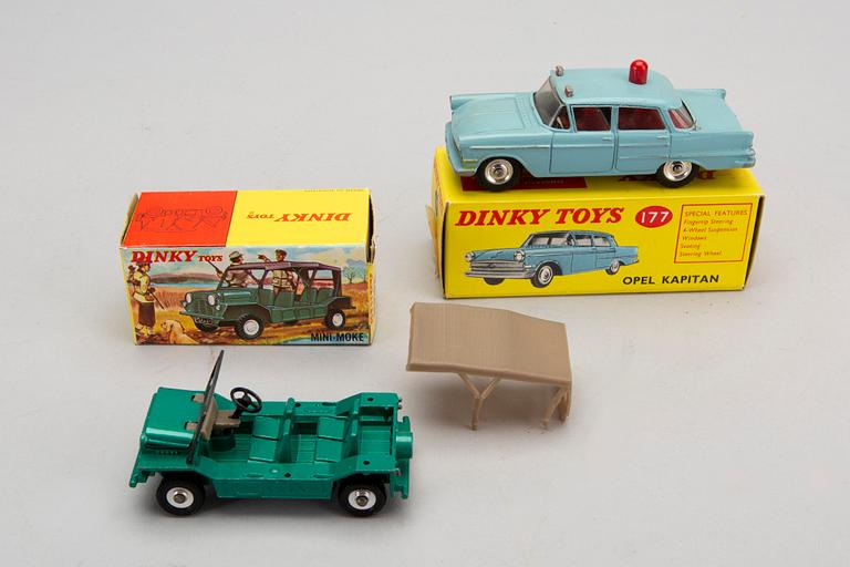 A 16 pcs collection of DINKY toy cars.