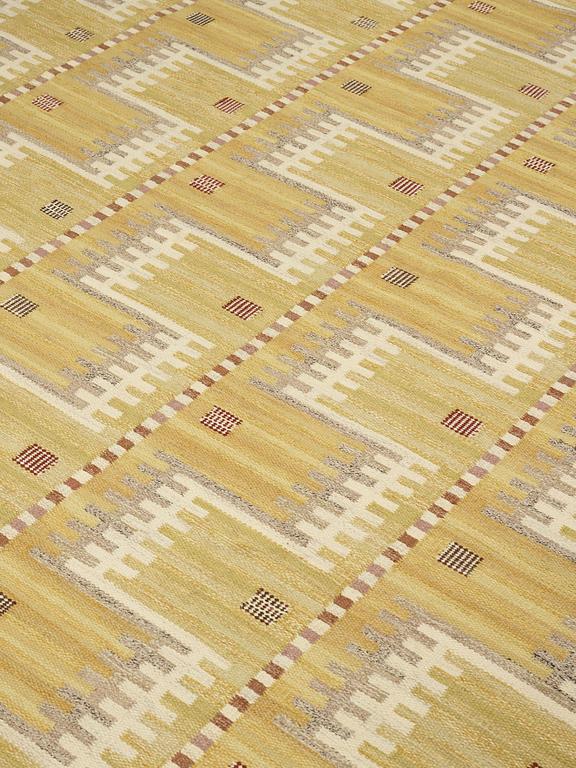 Marianne Richter, MATTA, "Gula havet", rölakan, ca 527 x 288,5 cm, signerad AB MMF MR.