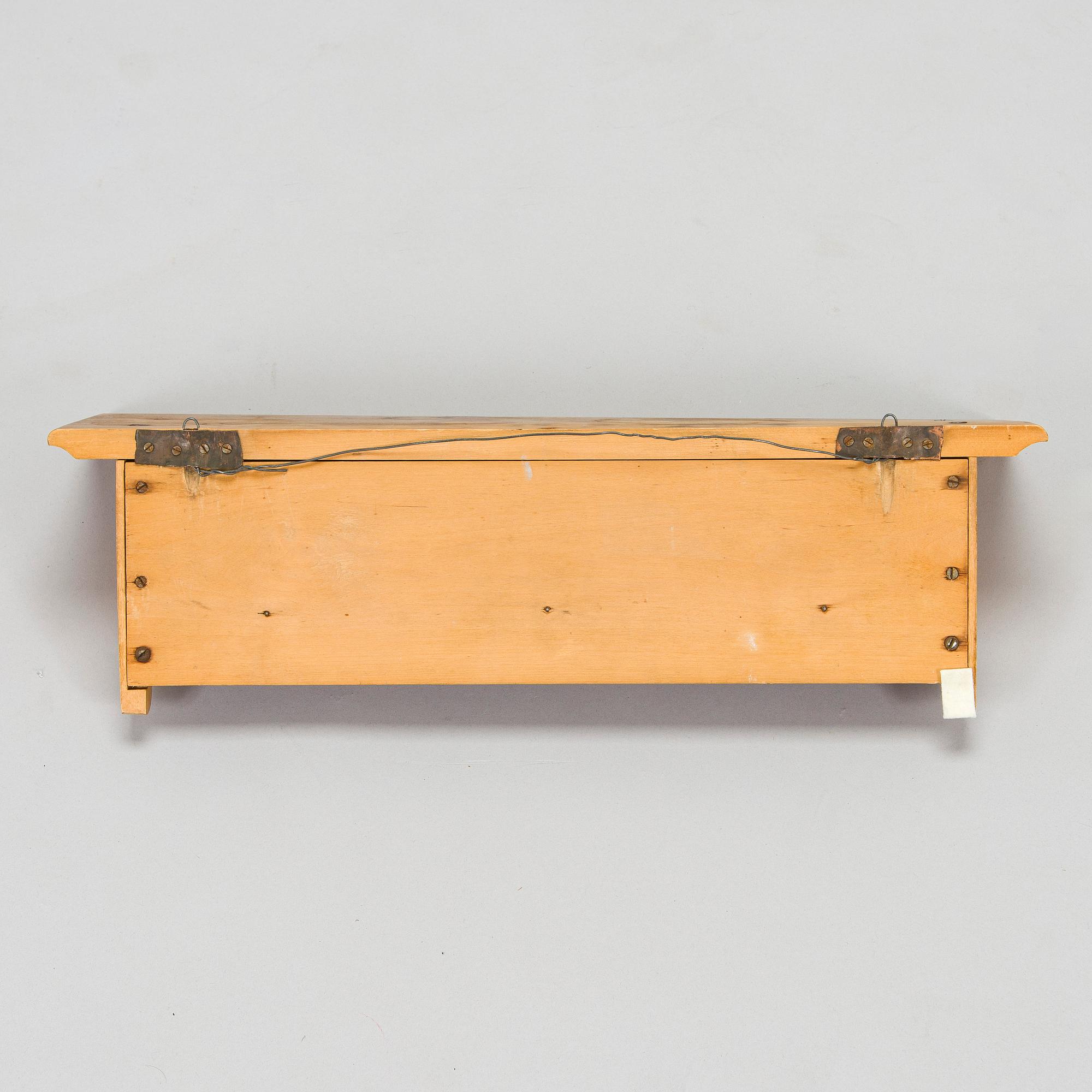 Yrjö Blomstedt, Sängynpäädyt, avohylly ja seinähylly 1898.