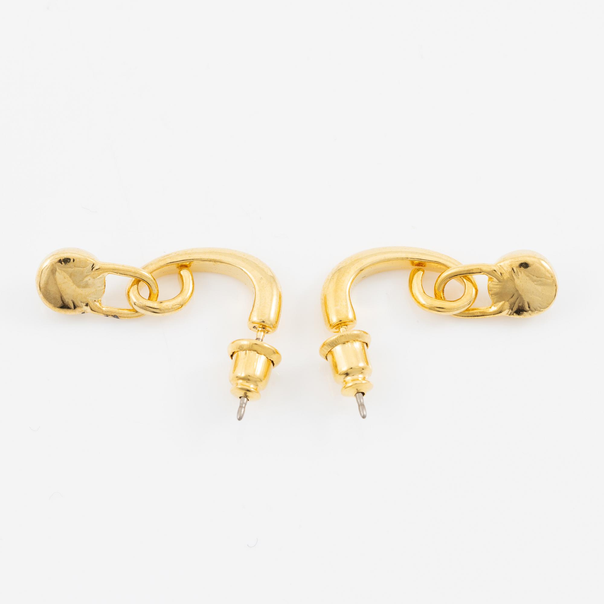 Pierre Cardin, earrings, 6 pairs. Vintage.