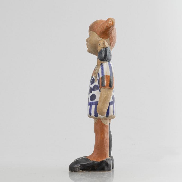 Lisa Larson, a figurine, 'Pippi Longstocking', Gustavsberg, 1969-71.