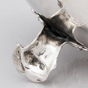 Daniel Lundgren, terrin med lock, silver (verksam Reval 1771-83). Rokoko.