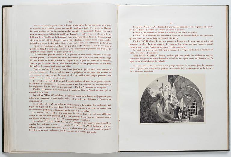 The Magnificent  Coronation Album of Emperor Alexander II and Empress Maria Aleksandrovna 1856.