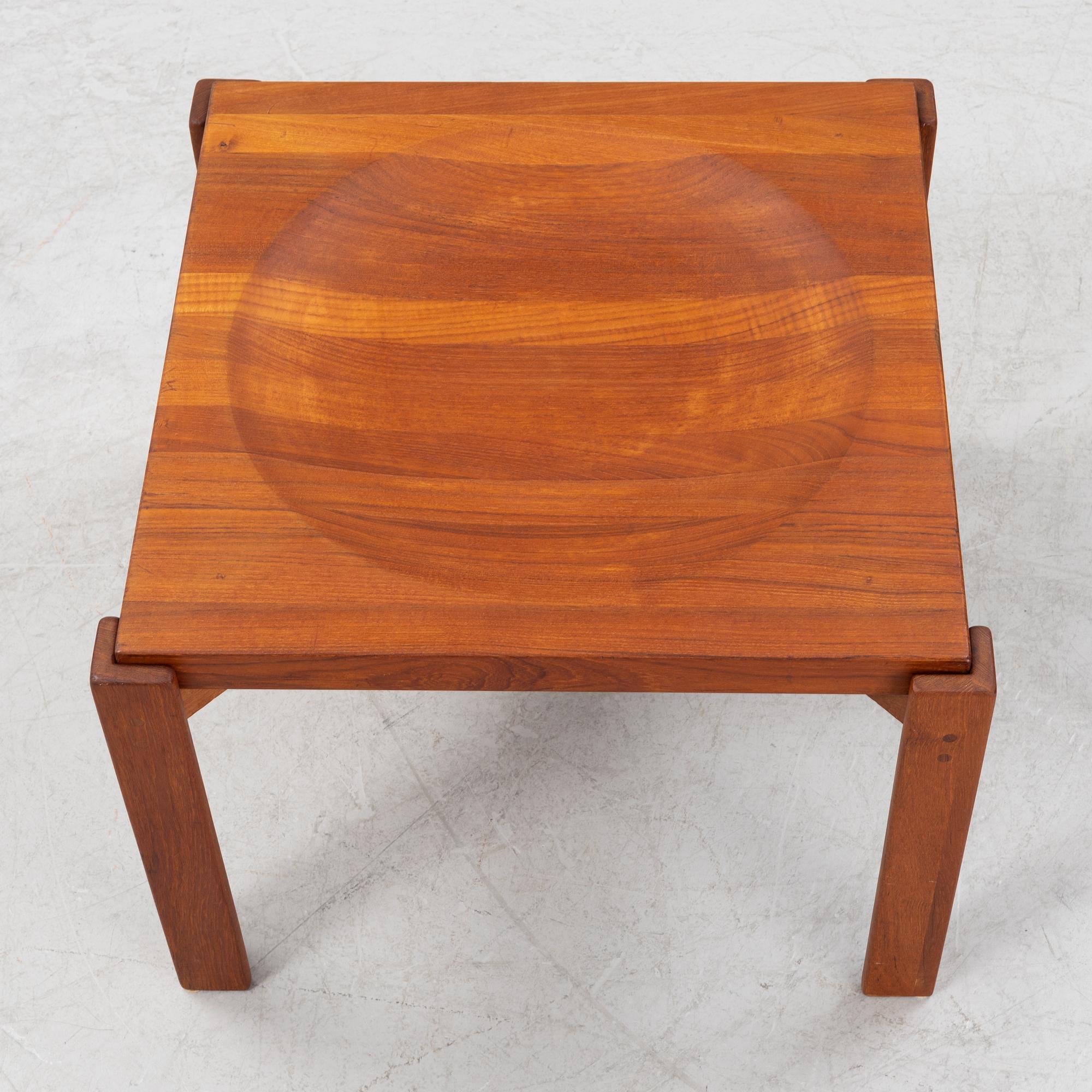 Jens Quistgaard, a teak tray table from Källemo, Sweden, 1960's.