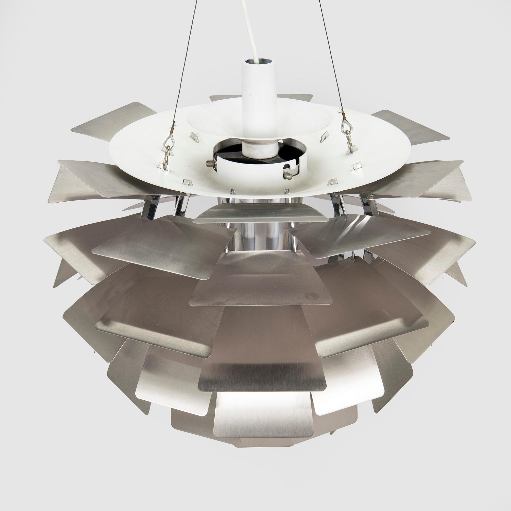 Poul Henningsen, a 'PH Artichoke' / 'PH-Kotte' ceiling light, Louis Poulsen, Denmark, 1980s.