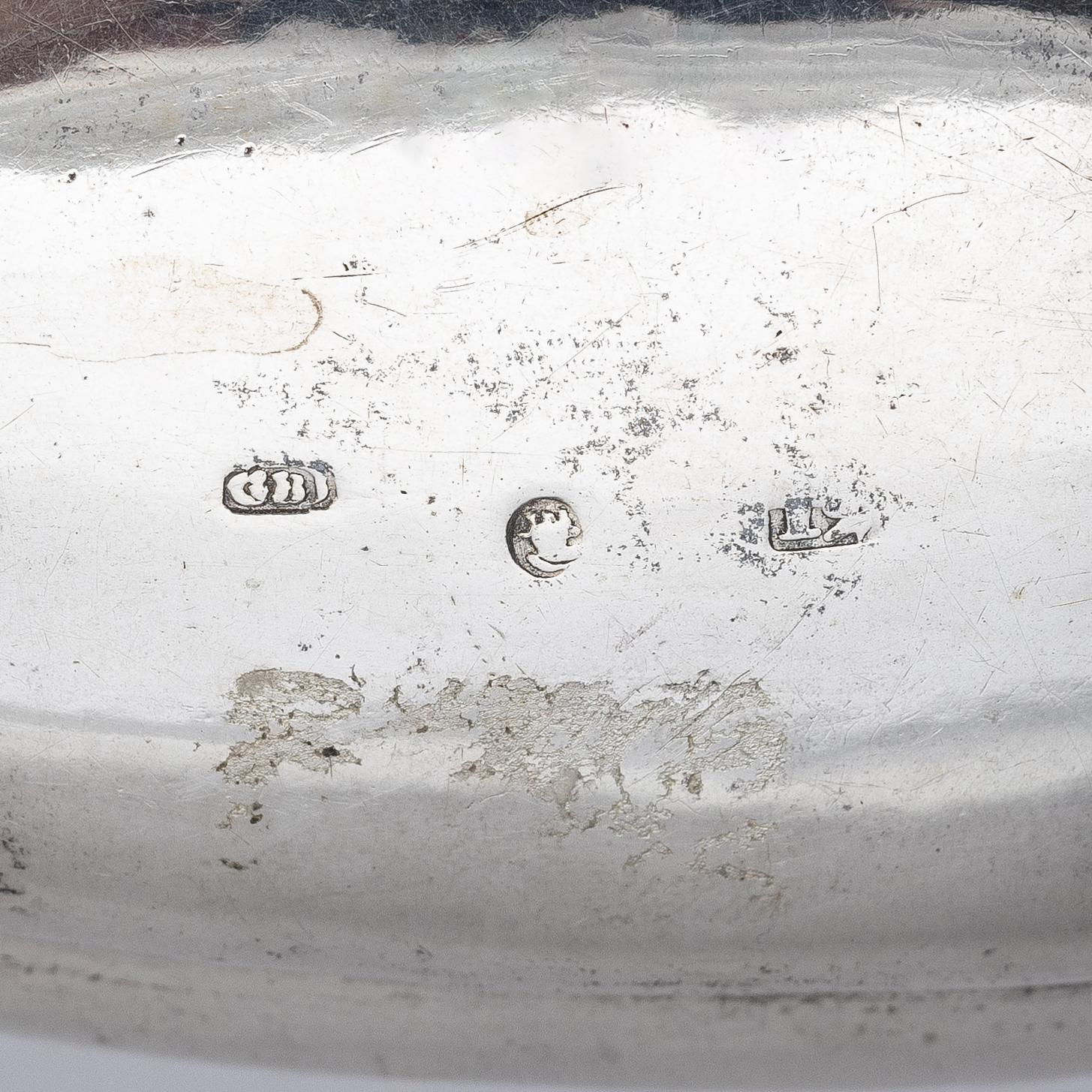 A silver cruet box with dubble lid, mark of Gottlieb Friedrich Buttermann (born 1769, active 1798-1834), Neubrandenburg.